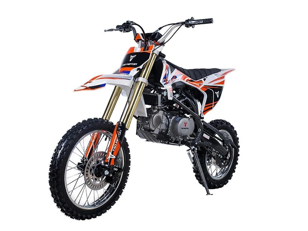 Orange and white Tao Motor DBX-1 dirt bike